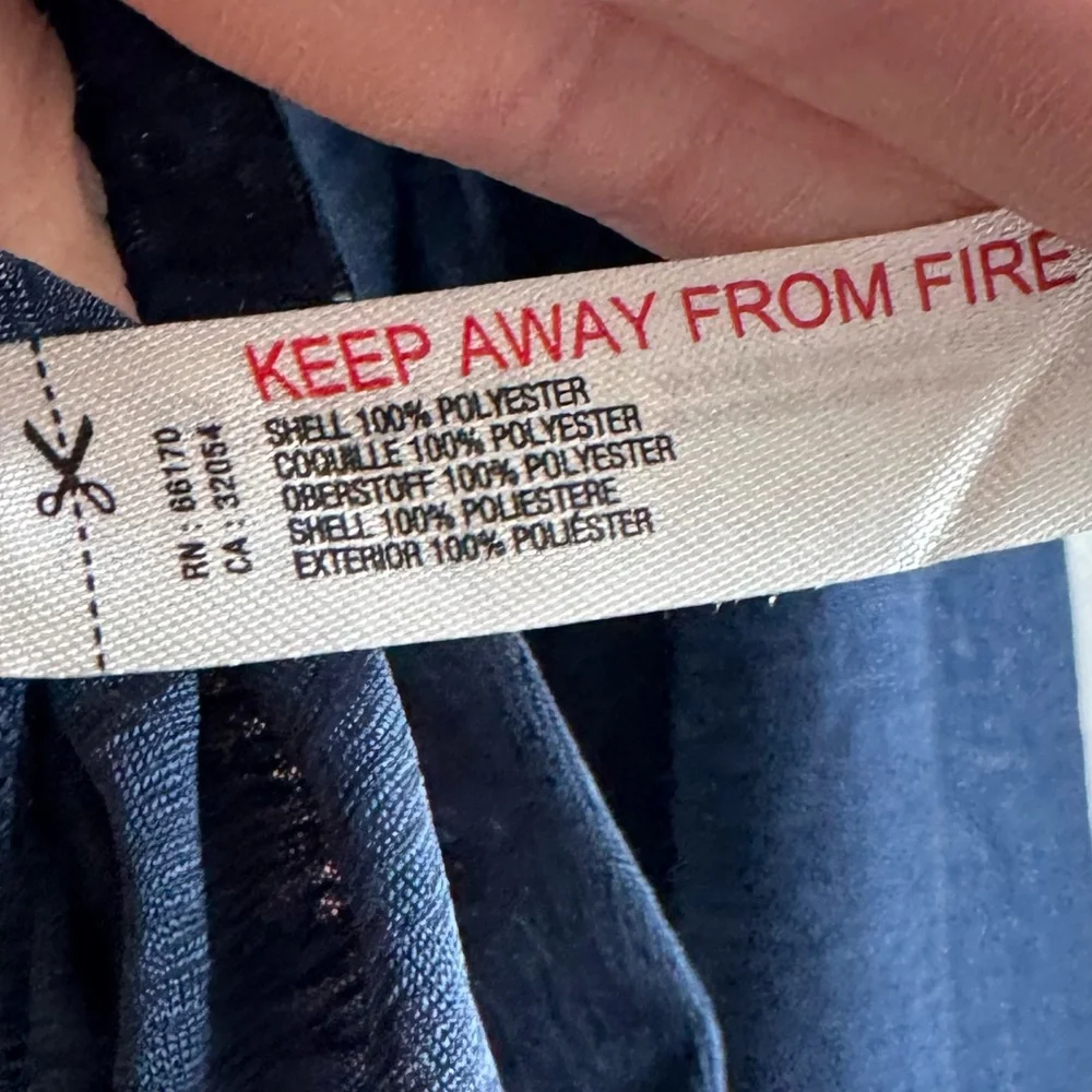 Free People Movement Sheer Pop Henley Blue Orange Long Sleeve size medium - Picture 4 of 6